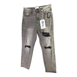RE Generation Celebrity Pink Jeans Women 26 x 30 Gray Grunge Y2K Distressed